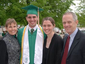 Stavoe family at graduation