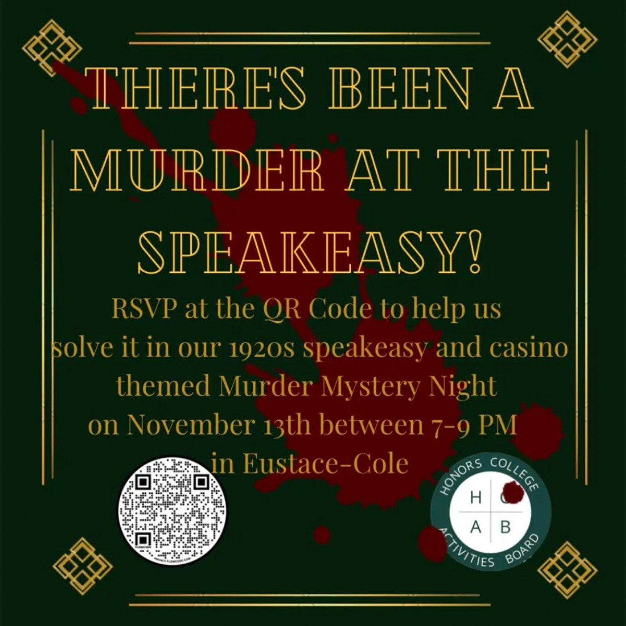 HCAB Murder Mystery Night Flyer