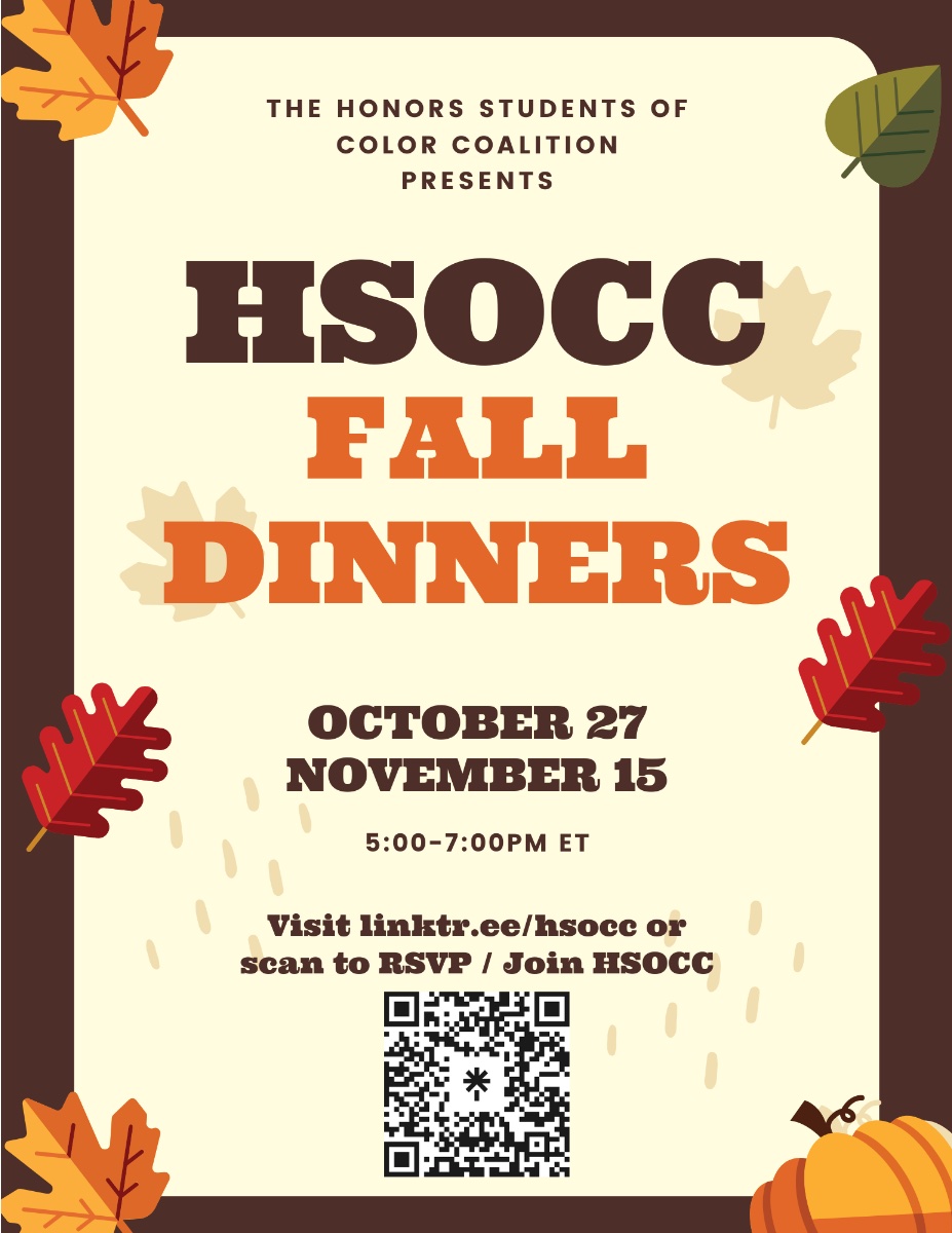HSOCC Fall Dinners Flyer