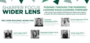 SHARPER FOCUS WIDER LENS - PUSHING THROUGH THE PANDEMIC LOOKING BACK/LOOKING FORWARD