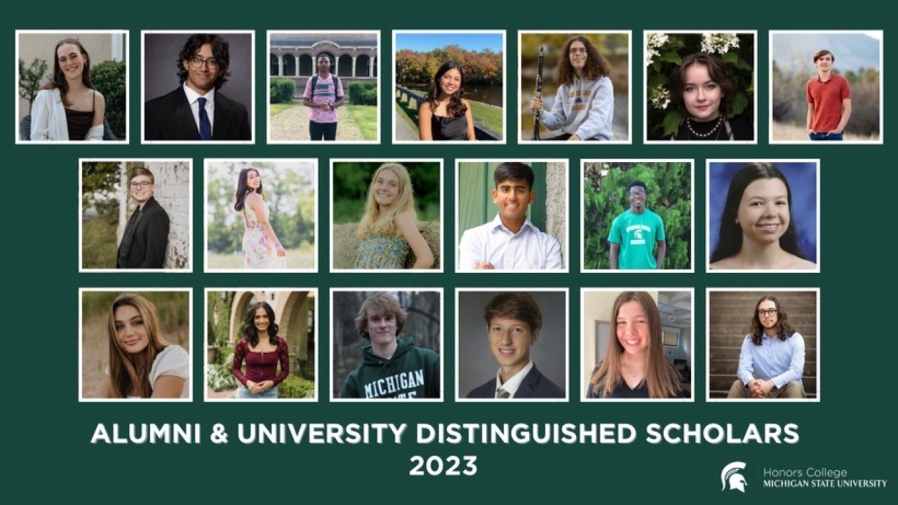 Announcing the Alumni and University Distinguished Scholars of the MSU